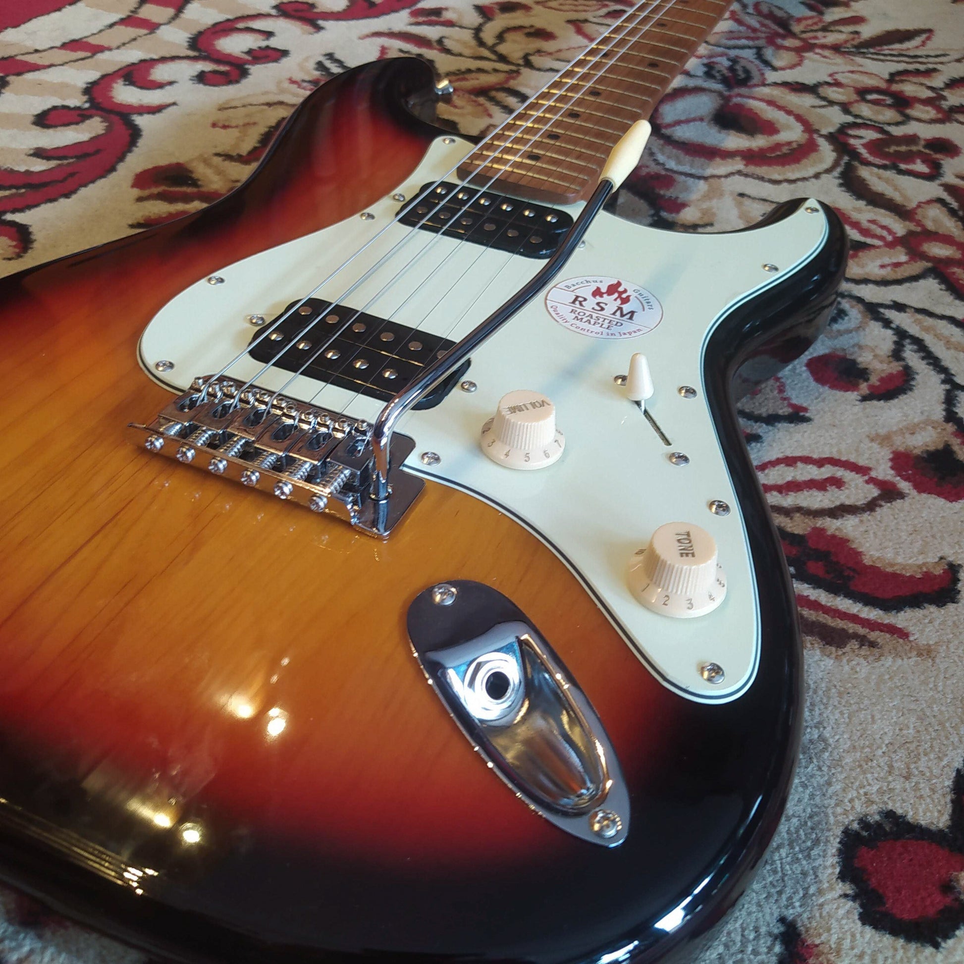 Bacchus Electric Guitar CLose Up