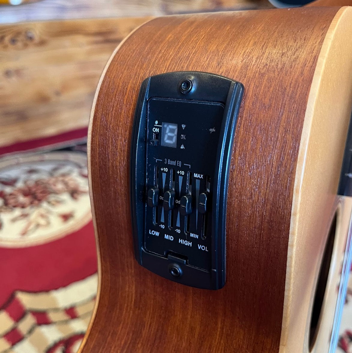 Preamp of a Taylor Academy 12e Nylon acoustic guitar