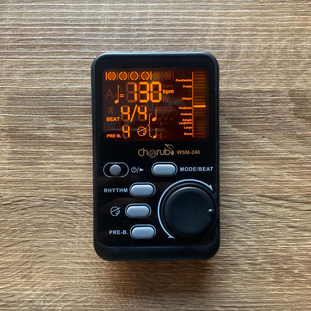 Cherub Tuner WSM-240 Portable Digital Metronome