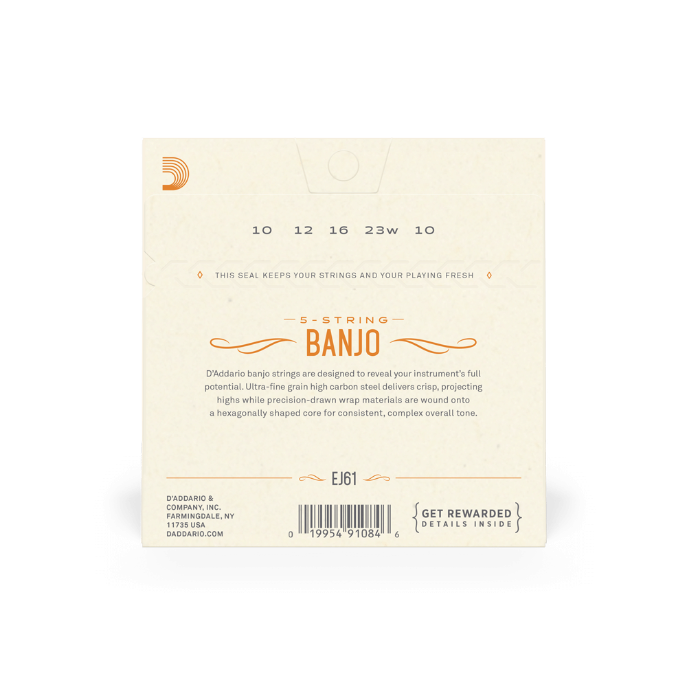 D'Addario EJ61 Banjo String