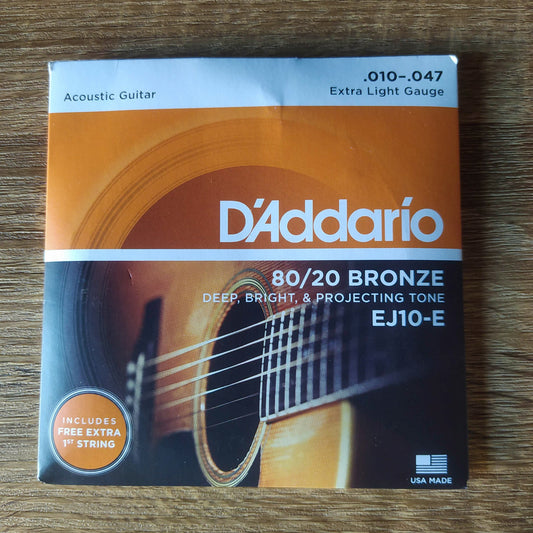 D'Addario Acoustic Guitar Strings