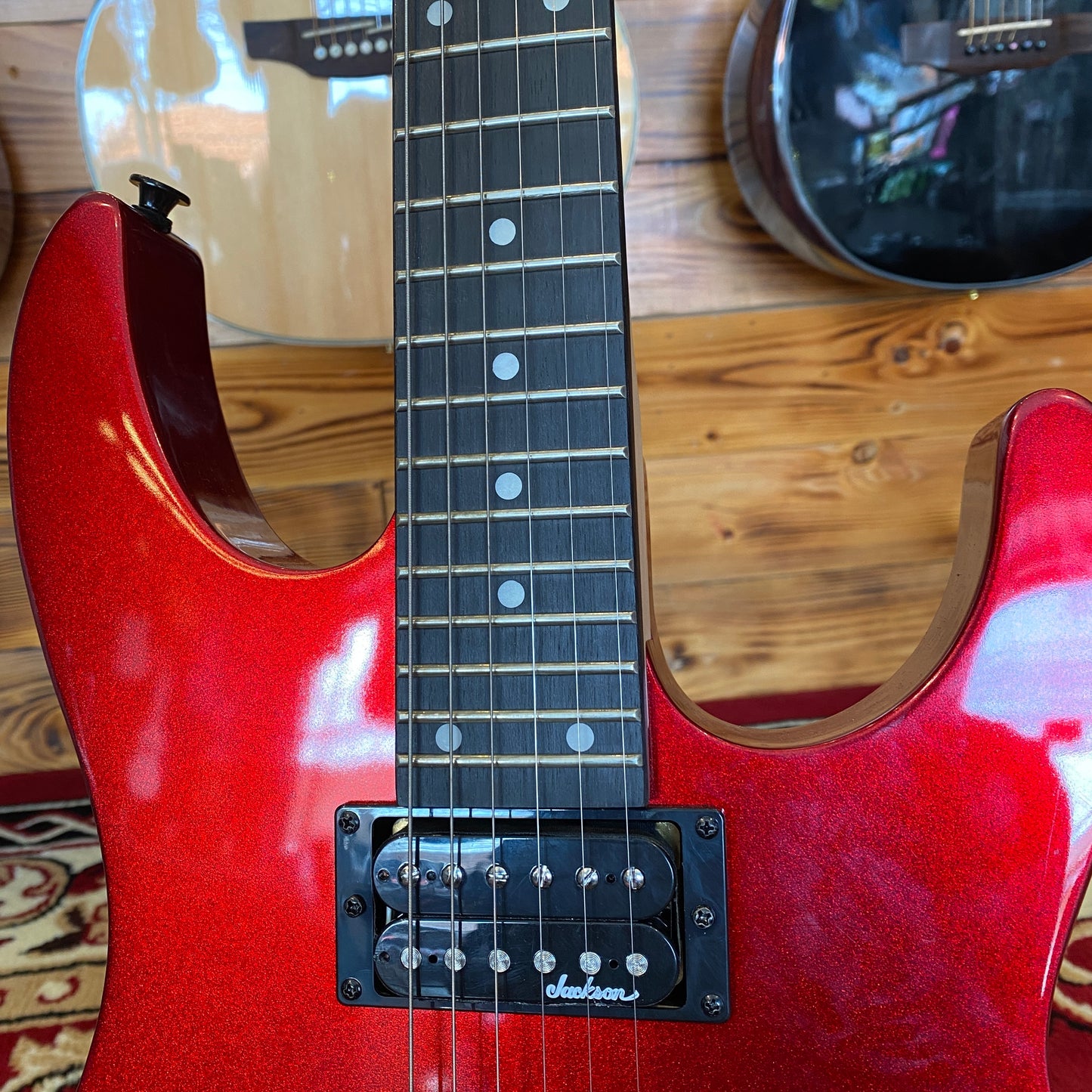 Jackson Dinky JS12 Metallic Red