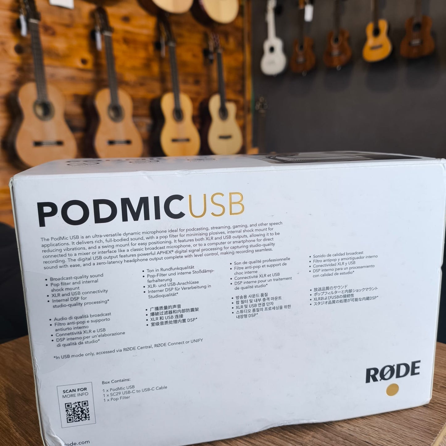 Rode PodMic Dynamic Podcast Microphone