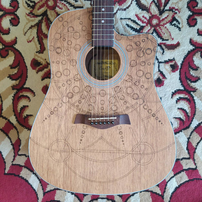 CG Signature Engraved Guitar