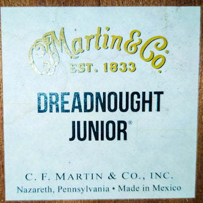 Martin Dreadnought Junior Guitar
